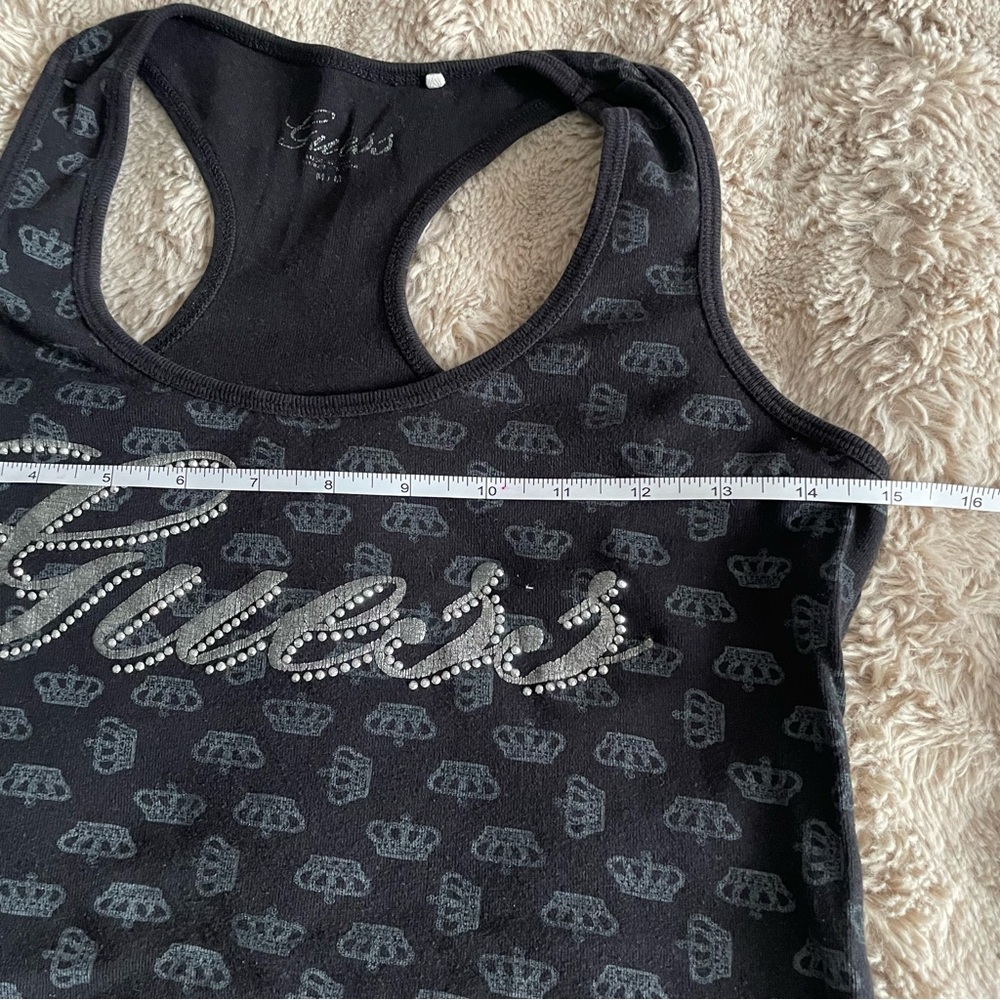 GUESS Rhinestone Tank Top - Picture 3 of 9